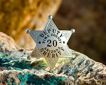 Image of retired Sheriff's Badge