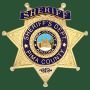 Badge on green background